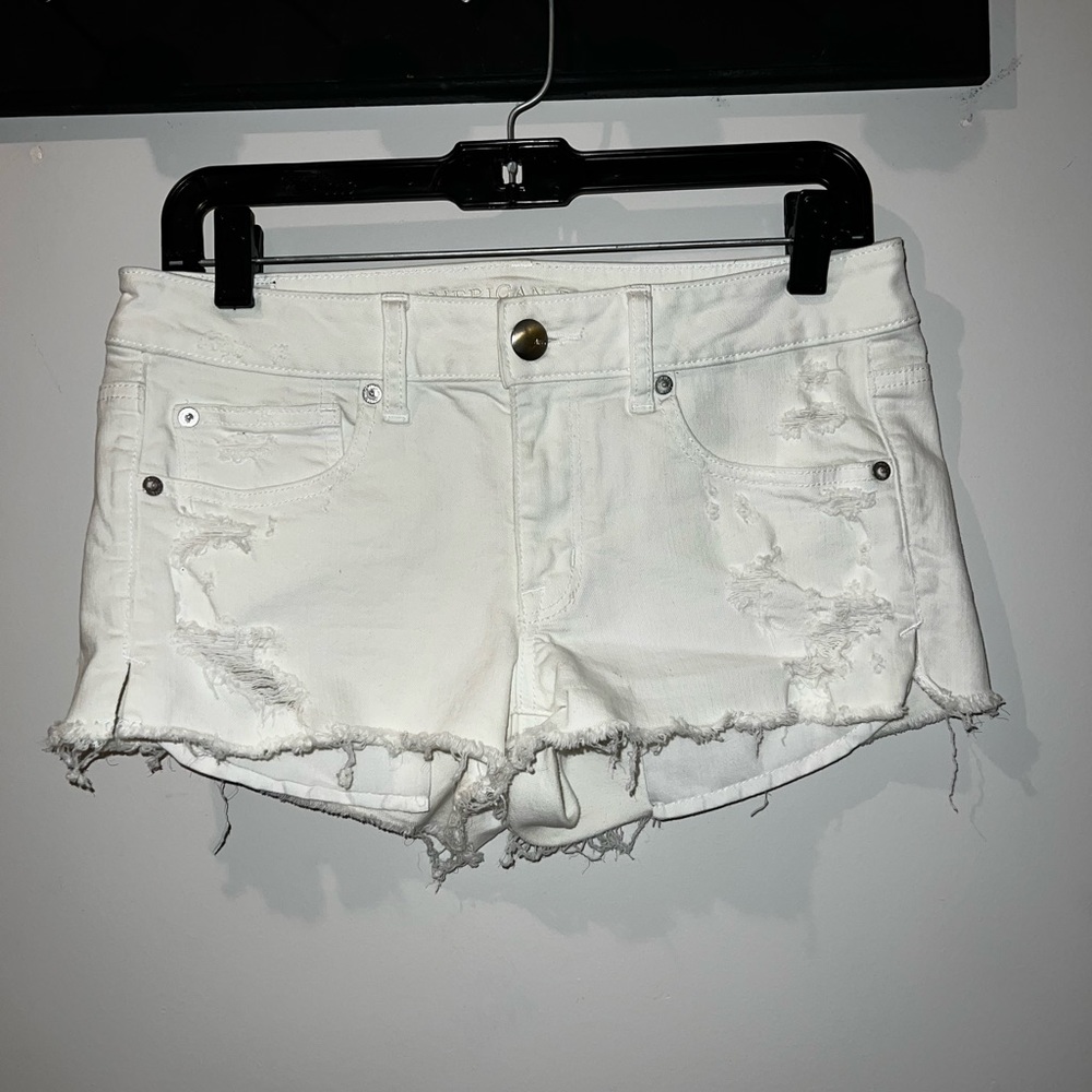 American Eagle NWOT White Super Shorties